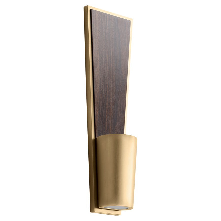 Oxygen Lighting Favero 3500K Sconce, Aged Brass - 3-402-3540