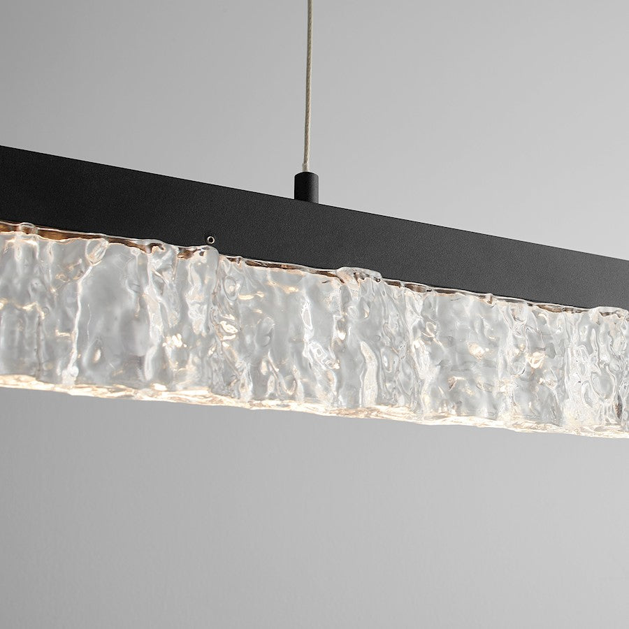 1 Light 40" Pendant, Black