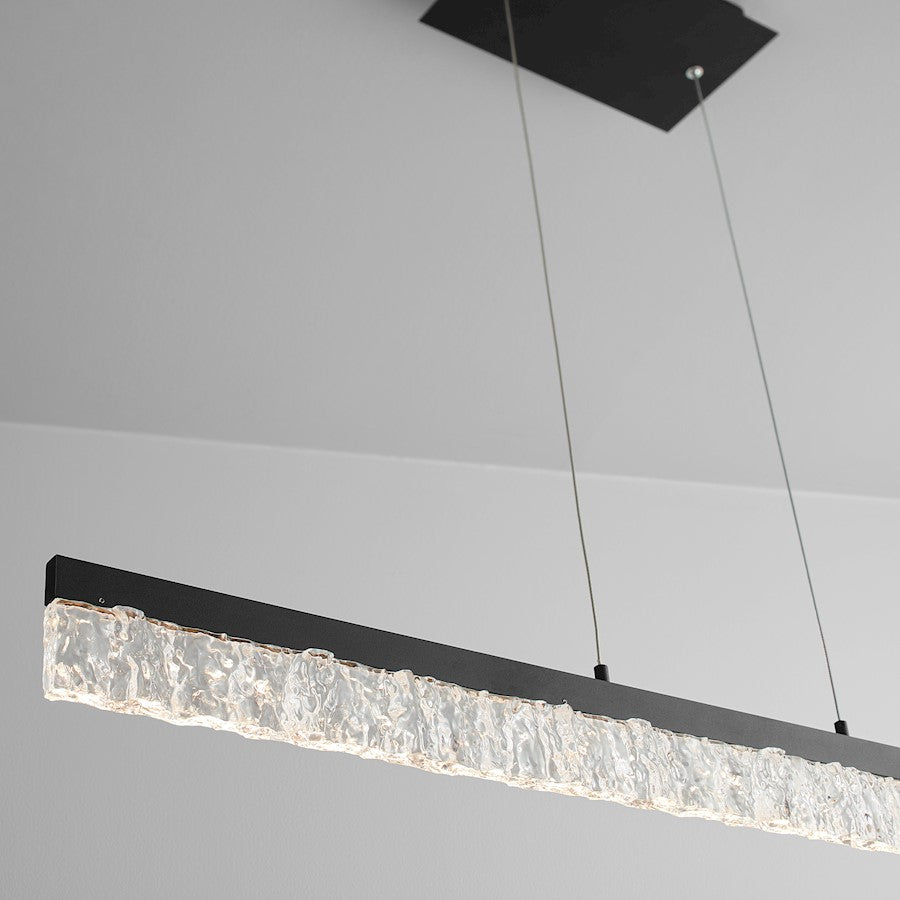 1 Light 40" Pendant, Black