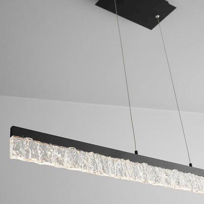 1 Light 40" Pendant, Black