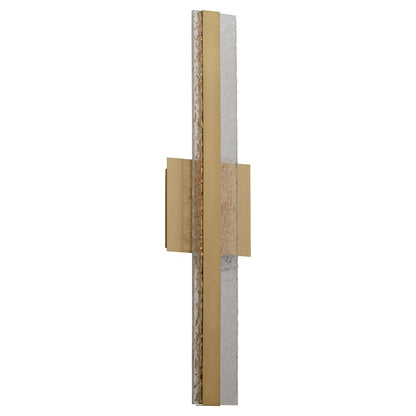 1 Light 24" Bathroom Vanity Light, Aged Brass