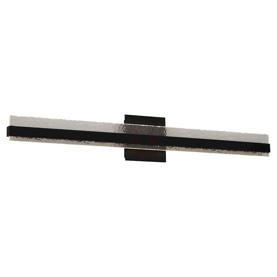 1 Light 36" Bathroom Vanity Light, Black