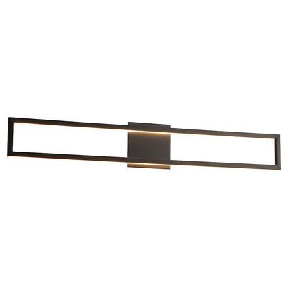 1 Light 36" Bathroom Vanity Light, Black