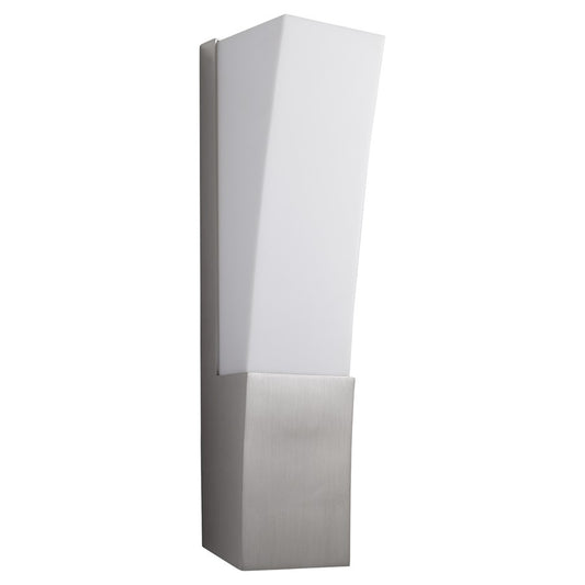 Oxygen Lighting Crescent 120V 3500K Dim Sconce, Satin Nickel - 3-512-3524