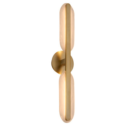 Oxygen Lighting Avian 2Lt 5Cct Vanity, Brushed Brass