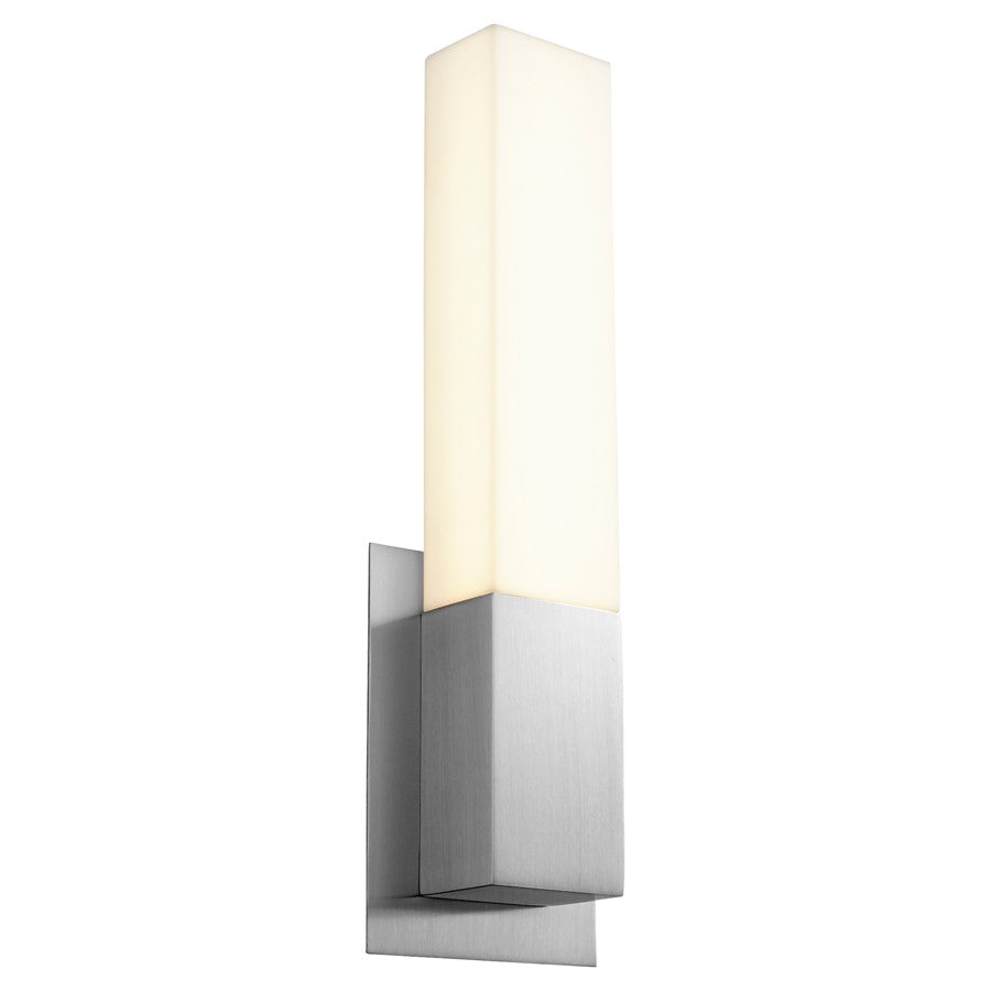 Oxygen Lighting Vega 2700K 120V Dim Sconce, Satin Nickel