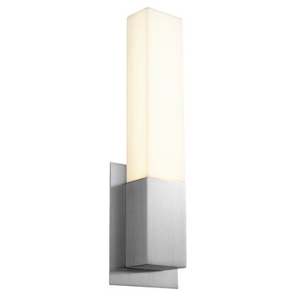 Oxygen Lighting Vega 3500K 120V Dim Sconce, Satin Nickel