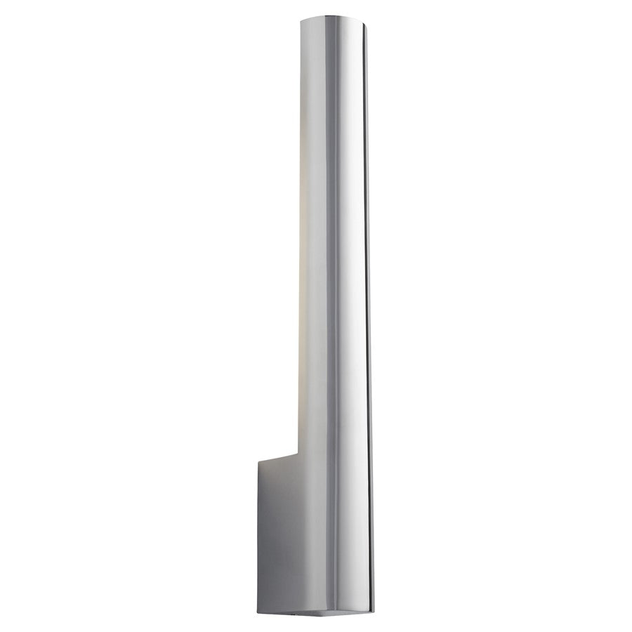 Oxygen Lighting Mies 120V Dim Sconce, Polished Chrome