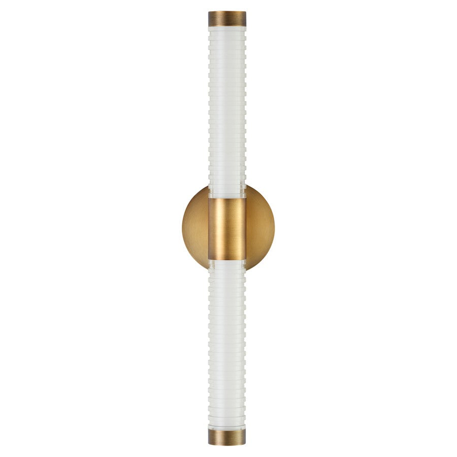Oxygen Lighting Vaden 22" 5Cct Sconce, Brushed Brass - 3-5214-56