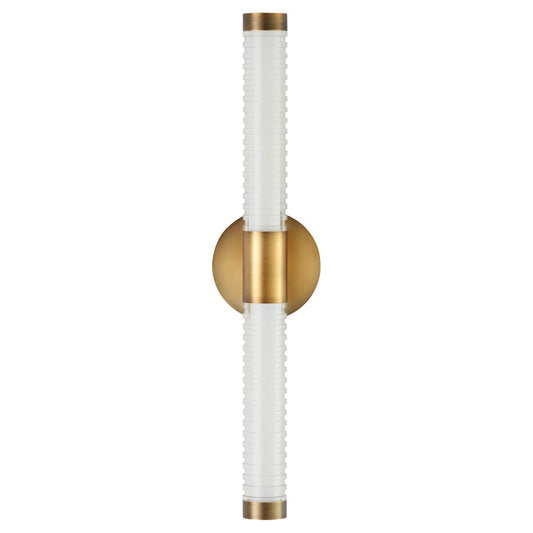 Oxygen Lighting Vaden 22" 5Cct Sconce, Brushed Brass - 3-5214-56