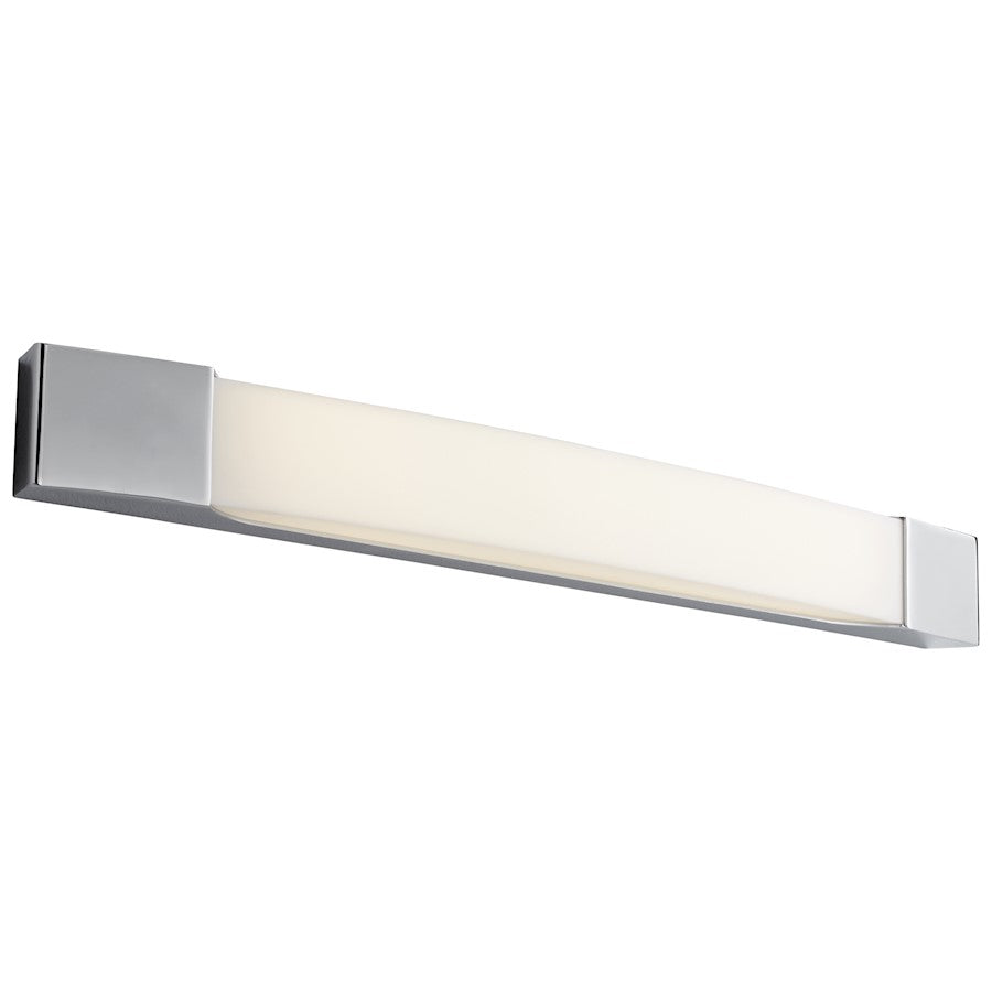 2 Light LED Bathroom Vanity Light, Matte White