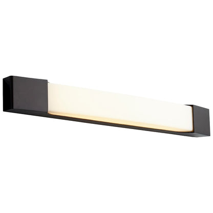 2 Light LED Bathroom Vanity Light, Matte White
