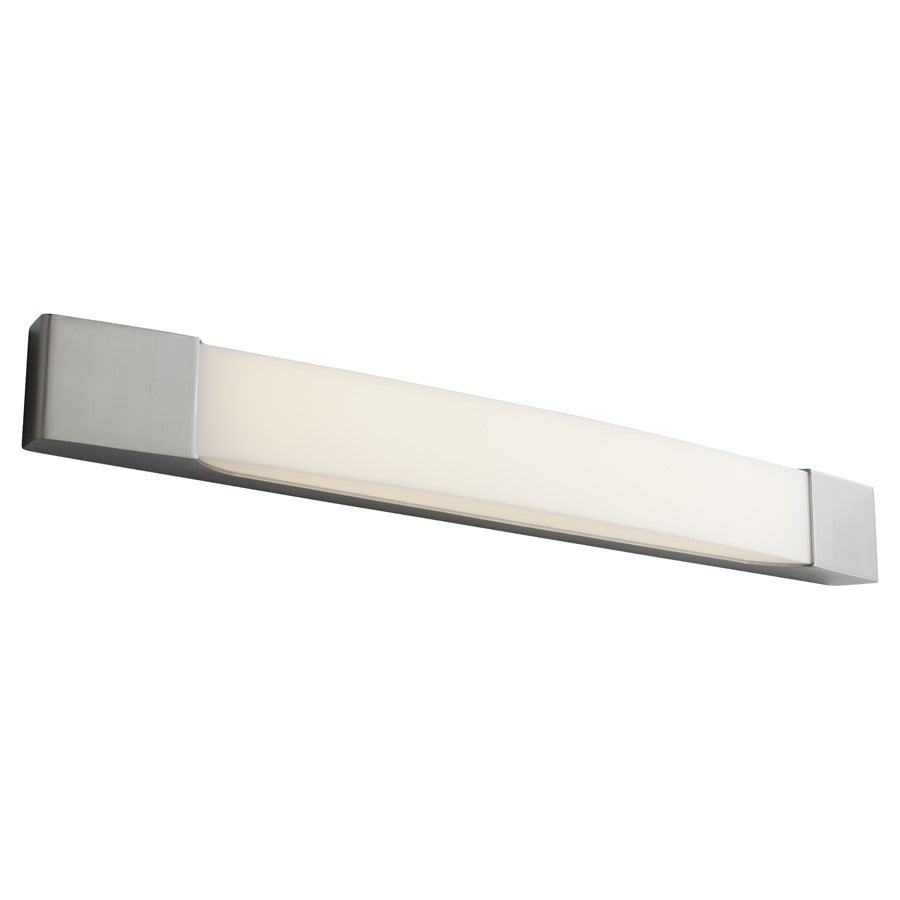 Oxygen Lighting Apollo 27" 120V 4000K Dim Vanity, Satin Nickel