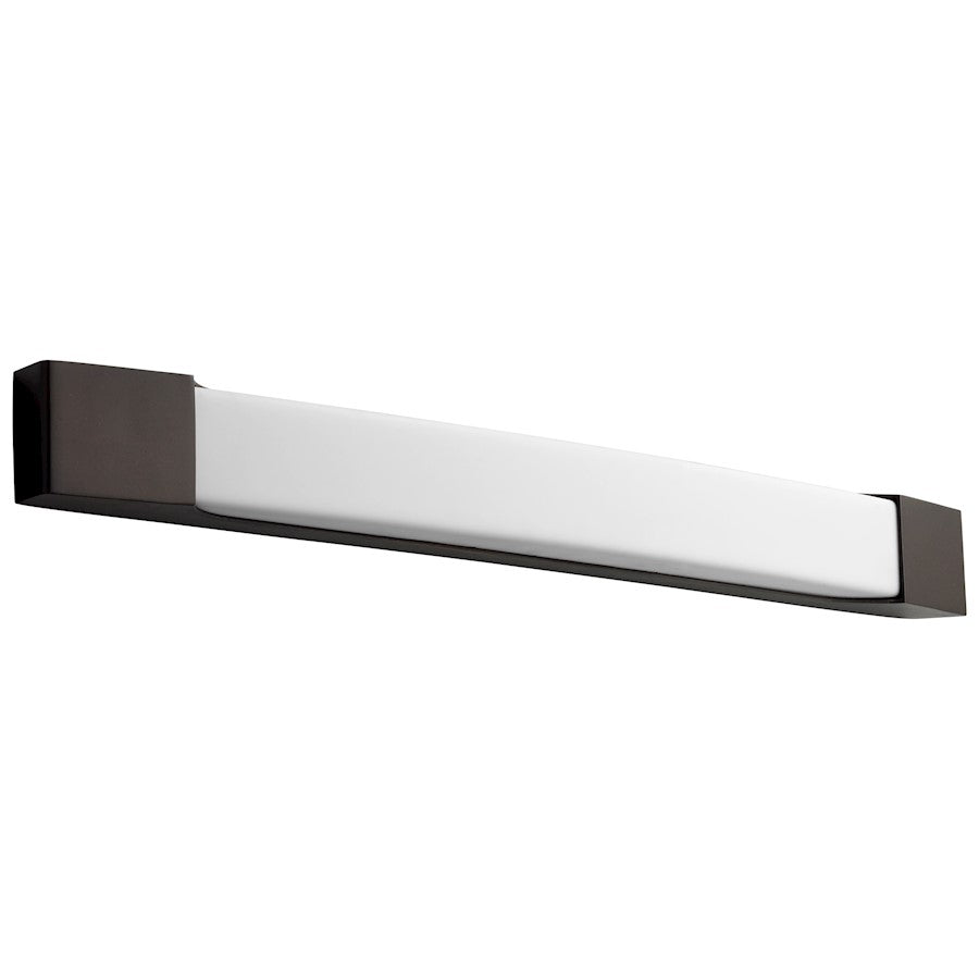 2 Light LED Bathroom Vanity Light, Matte White