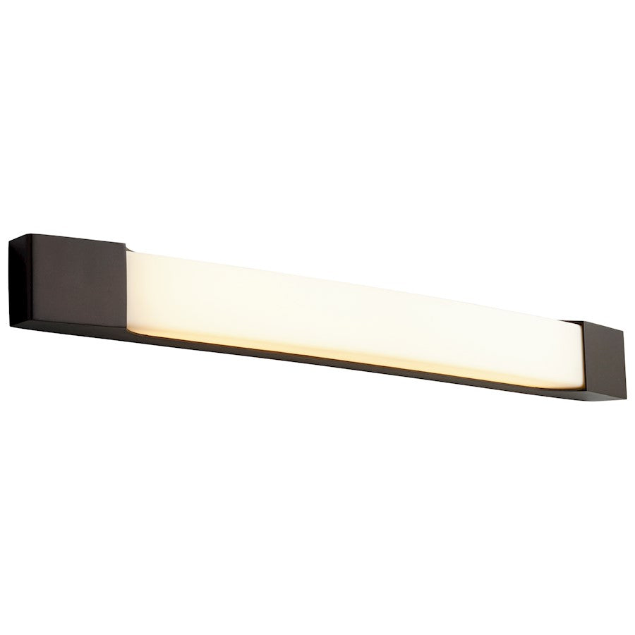 2 Light LED Bathroom Vanity Light, Matte White