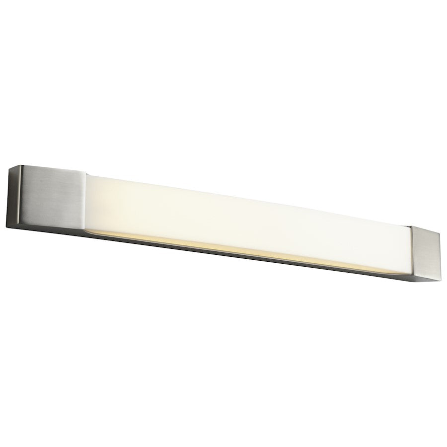 2 Light LED Bathroom Vanity Light, Matte White