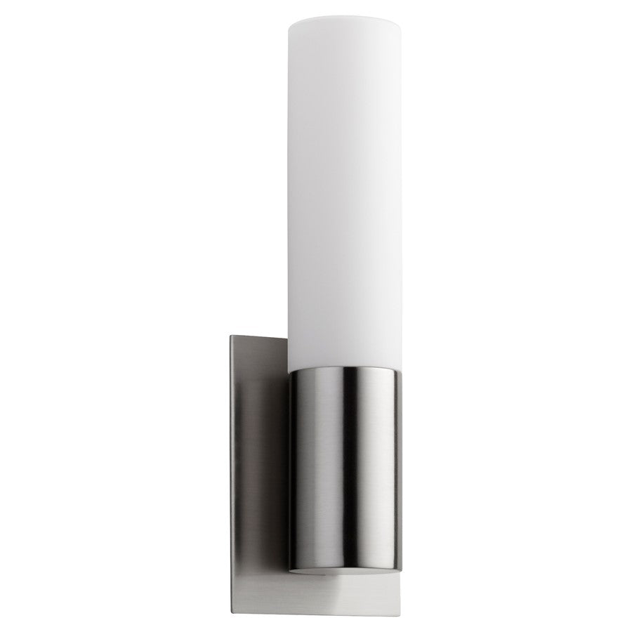 Oxygen Lighting Magneta 2700K 120V Glass Sconce, Satin Nickel - 3-528-27124