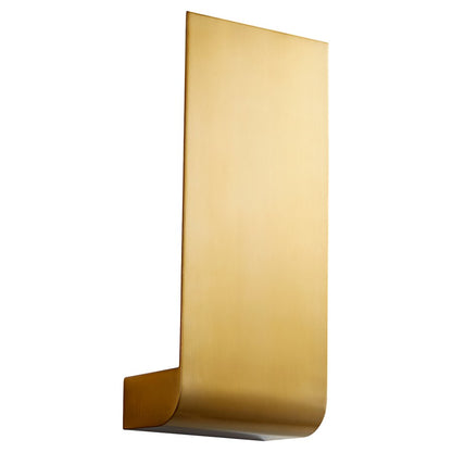 Oxygen Lighting Halo 2700 Sm Sconce 120V, Aged Brass - 3-535-2740