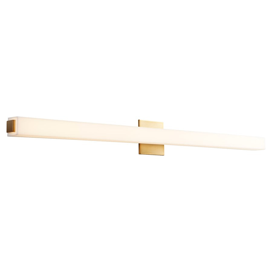 Oxygen Lighting Adelphi 46" 4000K Vanity, Aged Brass