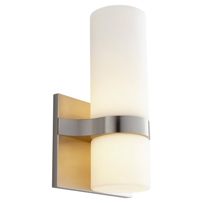 Oxygen Lighting Olio 4000K 2Lt 120V Sconce, Satin Nickel