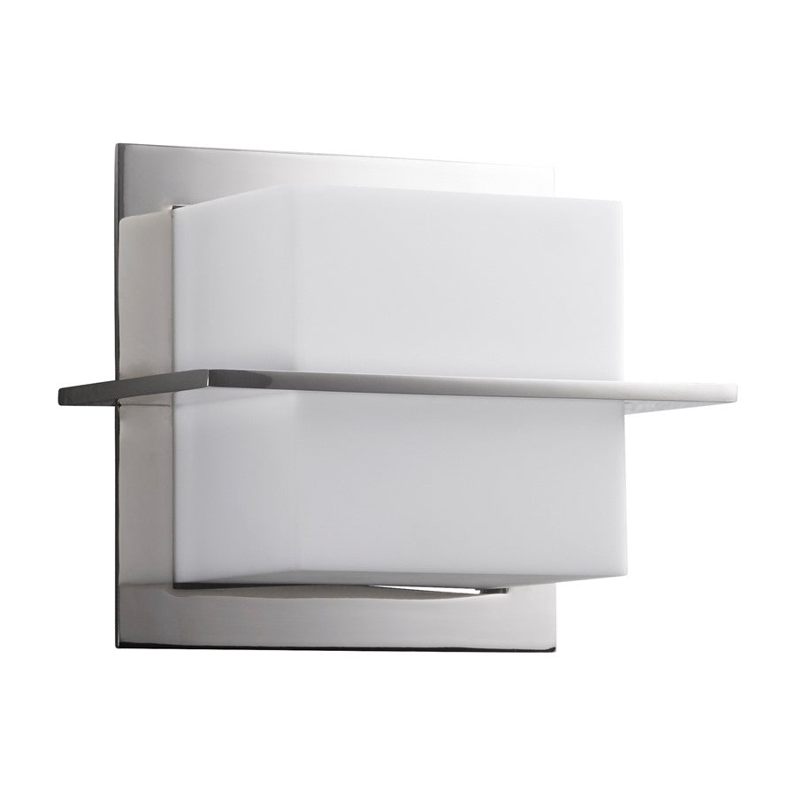Oxygen Lighting Metrix 2700K 120V Sconce, Polished Nickel - 3-541-2720