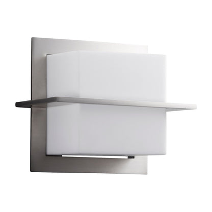 Oxygen Lighting Metrix 120V Sconce, Satin Nickel - 3-541-4024