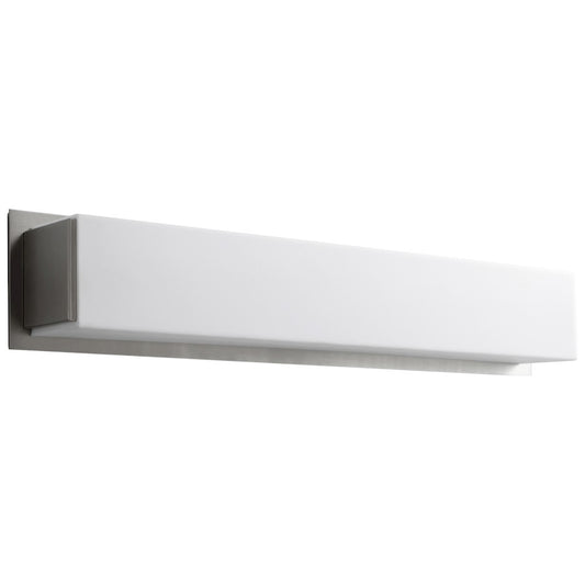 2 Light Bathroom Vanity Light, 9W, Satin Nickel