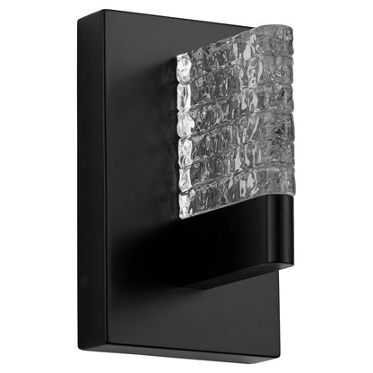 Oxygen Lighting Gamma 1Lt 5Cct Wall Mount, Black - 3-550-15