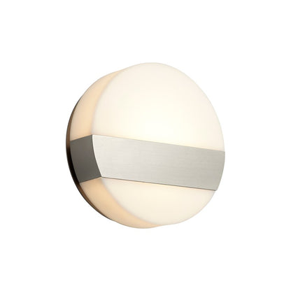 Oxygen Lighting Aurora 6" Sconce 4000K, Satin Nickel