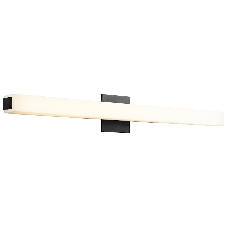 1 Light 36" Bathroom Vanity Light, Black