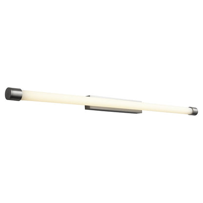 Oxygen Lighting Zenith 4000K 48" 120V Dim Vanity, Satin Nickel