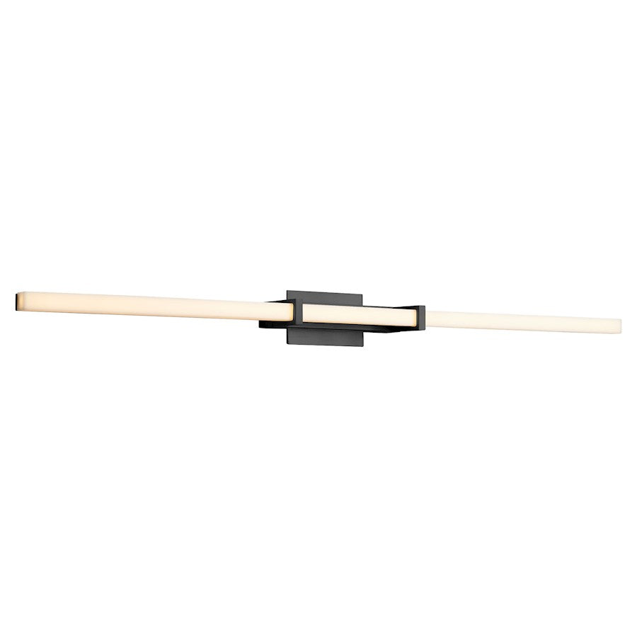 1 Light 36" Bathroom Vanity Light, Black