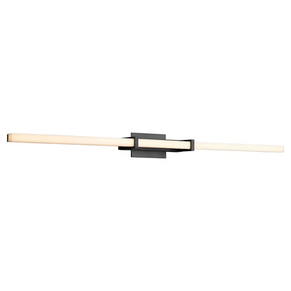 1 Light 36" Bathroom Vanity Light, Black