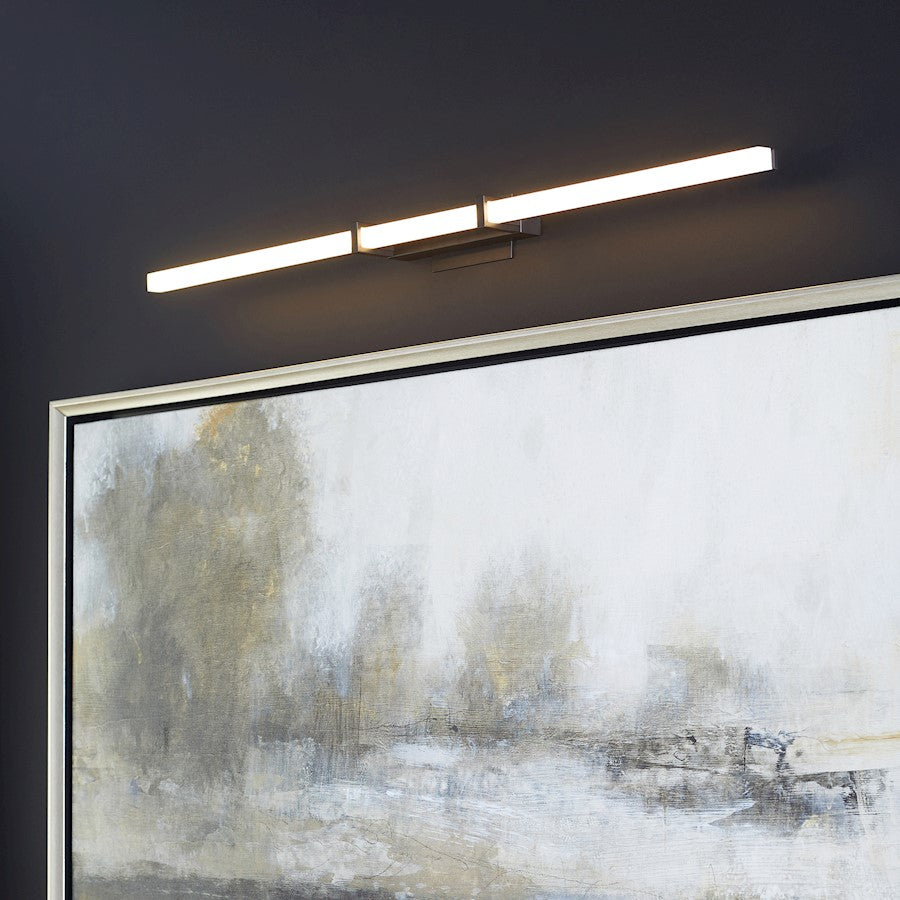 1 Light 36" Bathroom Vanity Light, Black