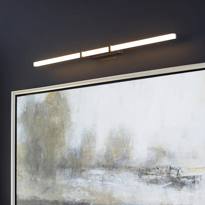 1 Light 36" Bathroom Vanity Light, Black