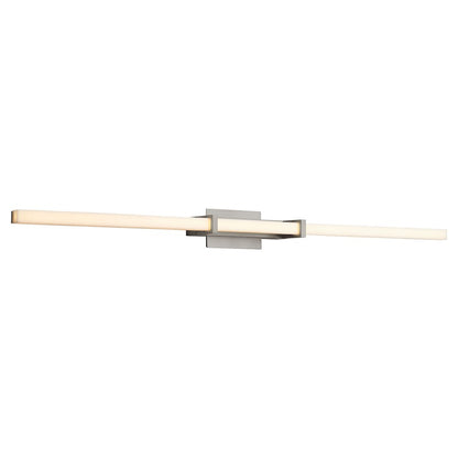 1 Light 36" Bathroom Vanity Light, Satin Nickel