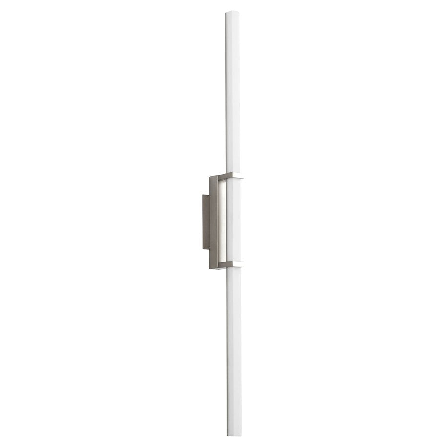 1 Light 36" Bathroom Vanity Light, Satin Nickel