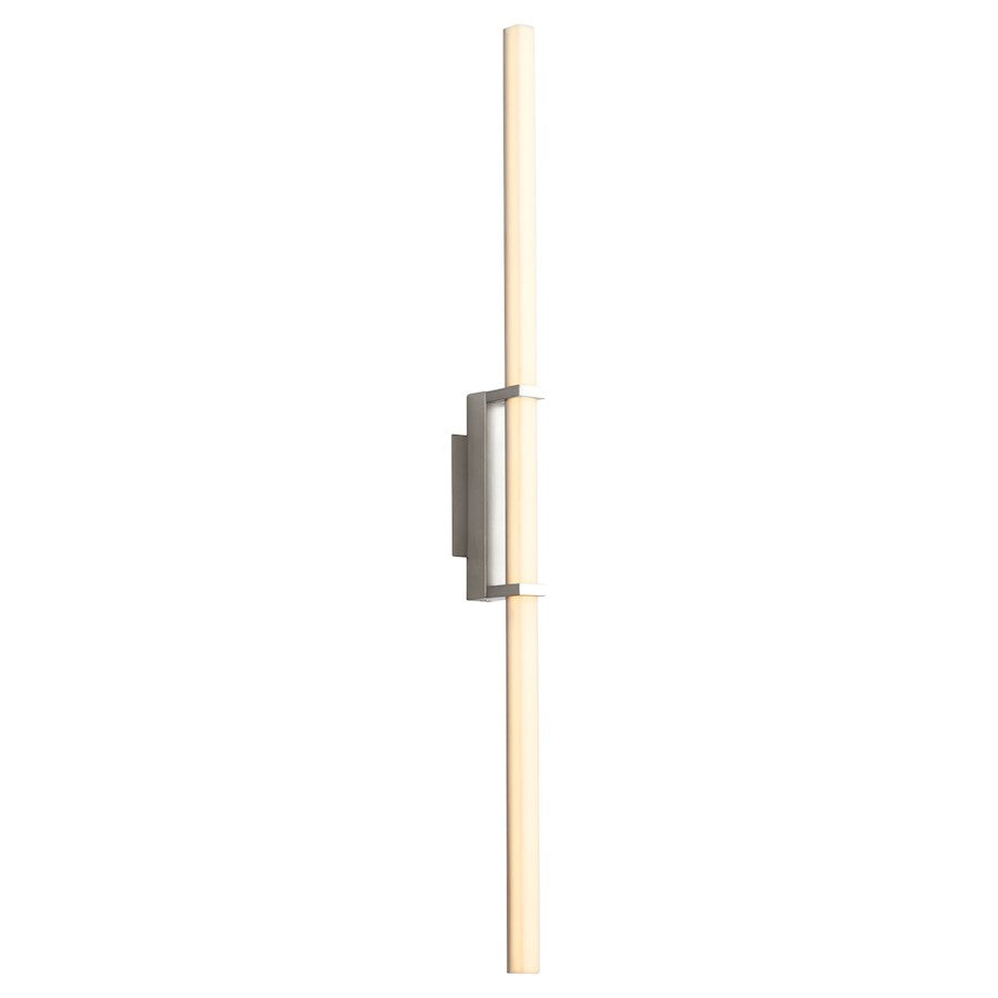 1 Light 36" Bathroom Vanity Light, Satin Nickel