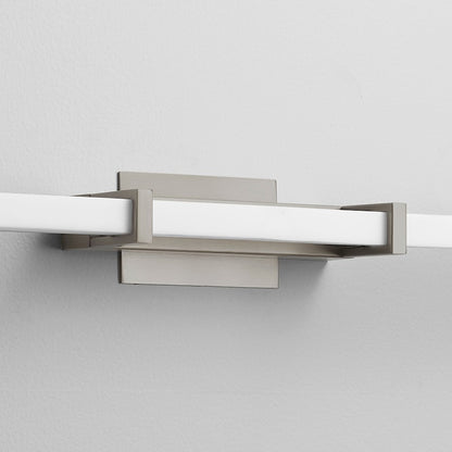 1 Light 36" Bathroom Vanity Light, Satin Nickel