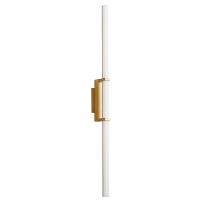 1 Light 36" Bathroom Vanity Light, Aged Brass