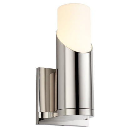 Oxygen Lighting Ellipse 3500K Acrylic Sconce Hdw, Polished Nickel