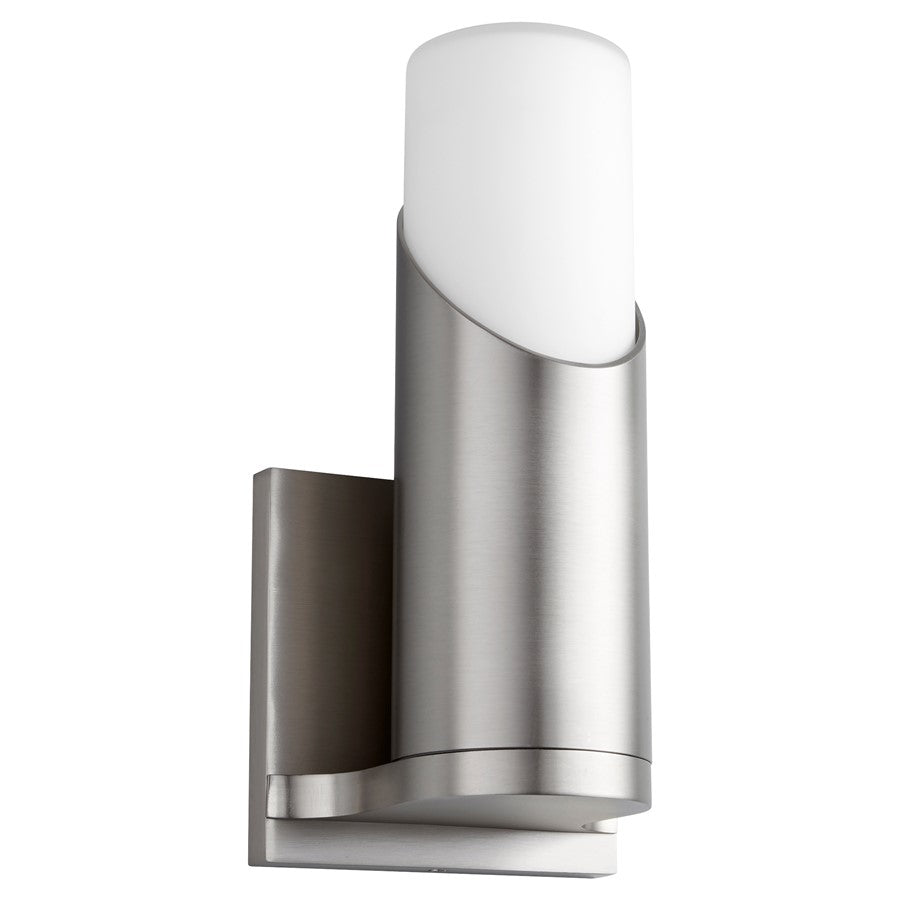 Oxygen Lighting Ellipse 4000K Glass Sconce, Satin Nickel - 3-567-40124
