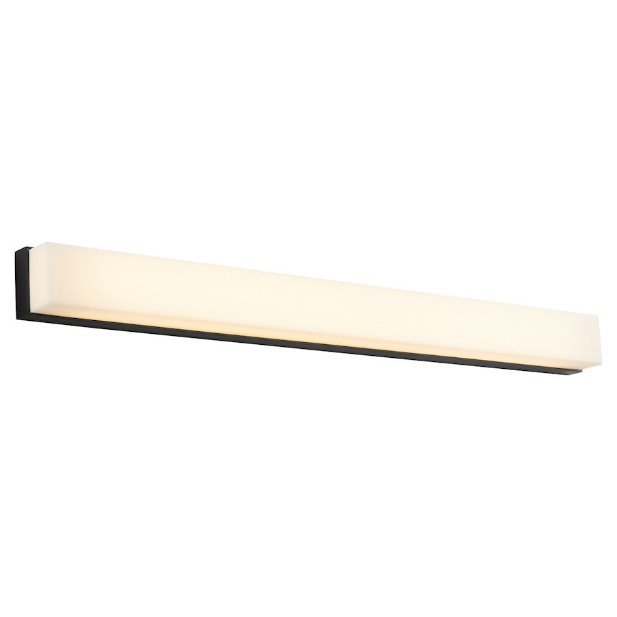 1 Light 26" Bathroom Vanity Light, Black