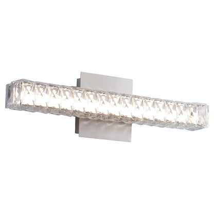1 Light 20" Bathroom Vanity Light, Satin Nickel