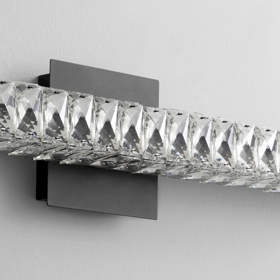 2 Light 30" Bathroom Vanity Light, Black