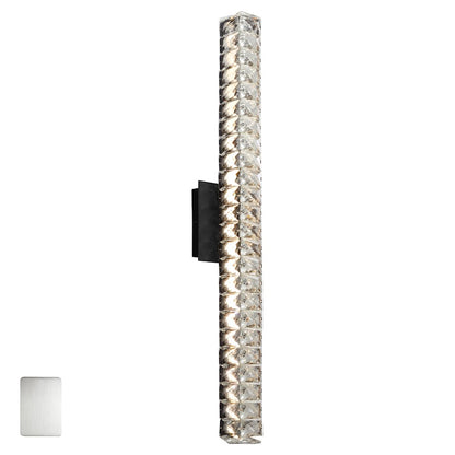 2 Light 30" Bathroom Vanity Light, Satin Nickel