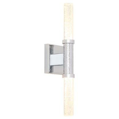 Oxygen Lighting Monet 3000K LED Sconce, Polished Chrome