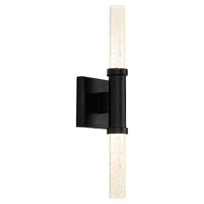 Oxygen Lighting Monet 3000K LED Sconce, Black