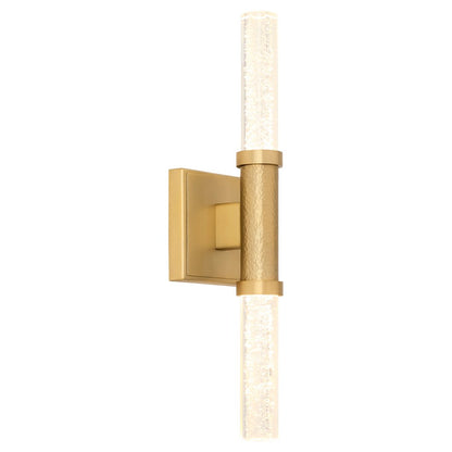 Oxygen Lighting Monet 3000K LED Sconce, Aged Brass