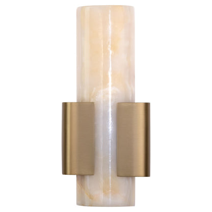 Oxygen Lighting Virtue 1Lt Cct Sconce, Aged Brass - 3-585-40